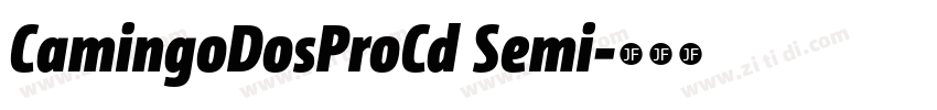 CamingoDosProCd Semi字体转换